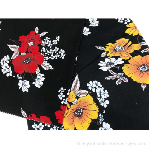 High Spendex  Printed Fabric For Dress